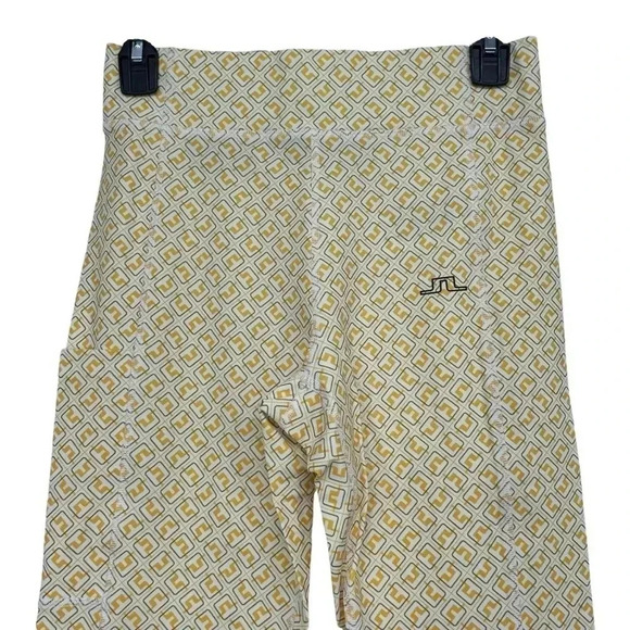 J LINDEBERG LEGGINGS WOMENS SMALL ZENA PRINT WHITE MONOGRAM AWJS07040-A023 - Picture 10 of 15